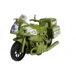 Vojenská súprava - helikoptéra, motorka, veža